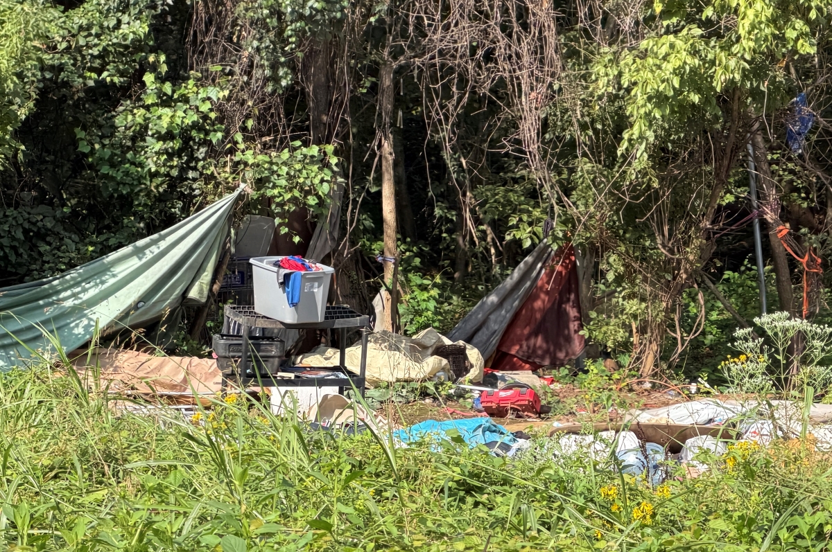 Free Bridge encampment