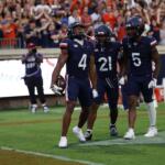 Jacquon Gibson, Jekail Middlebrook and Kam Courtney
