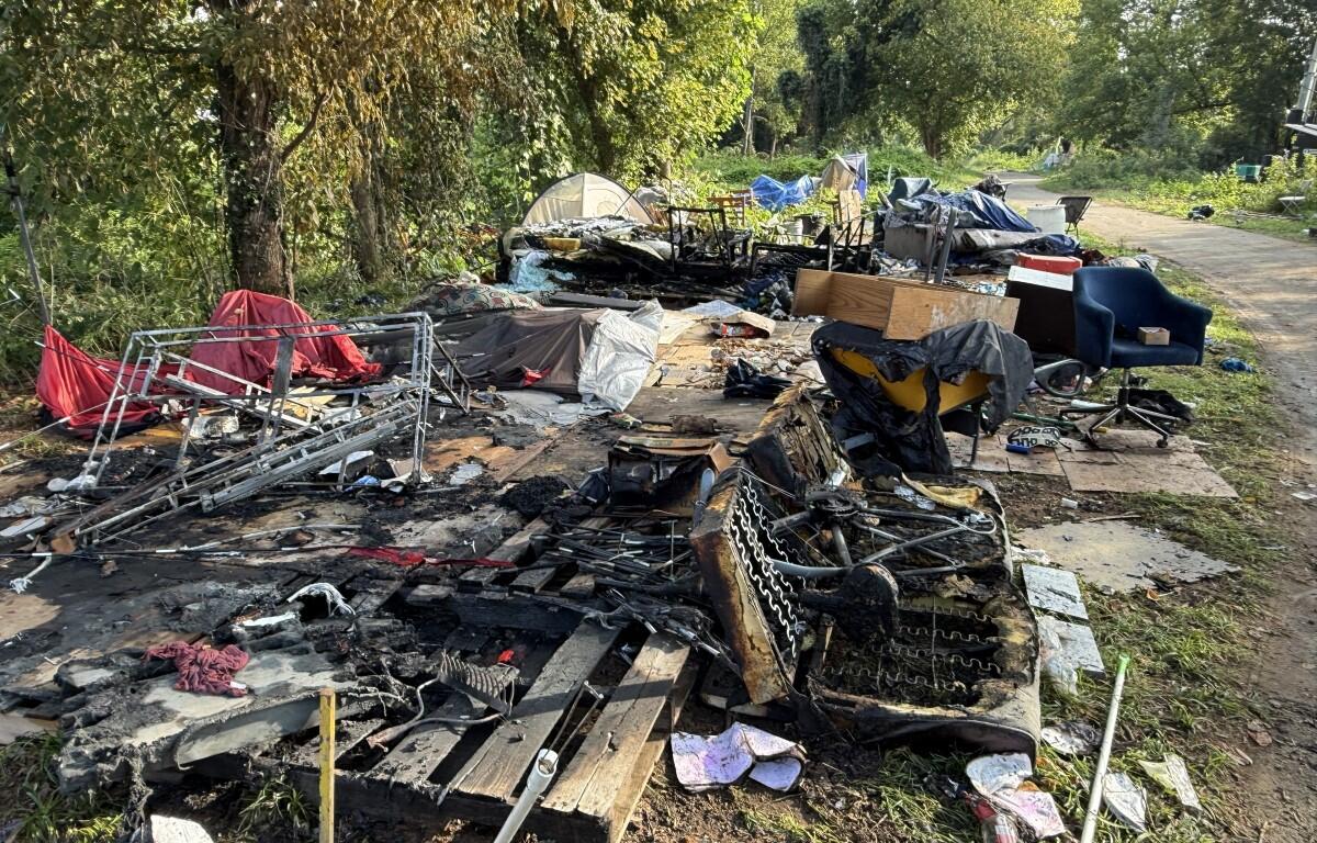 encampment burn
