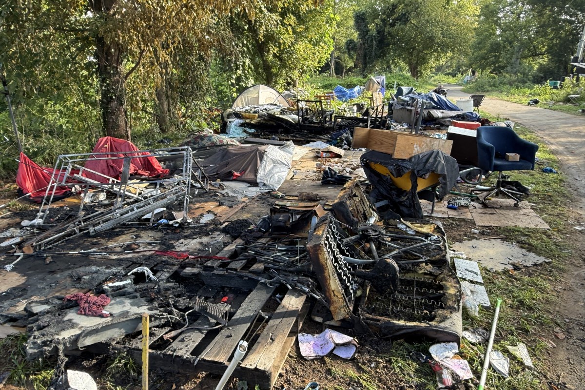 encampment burn