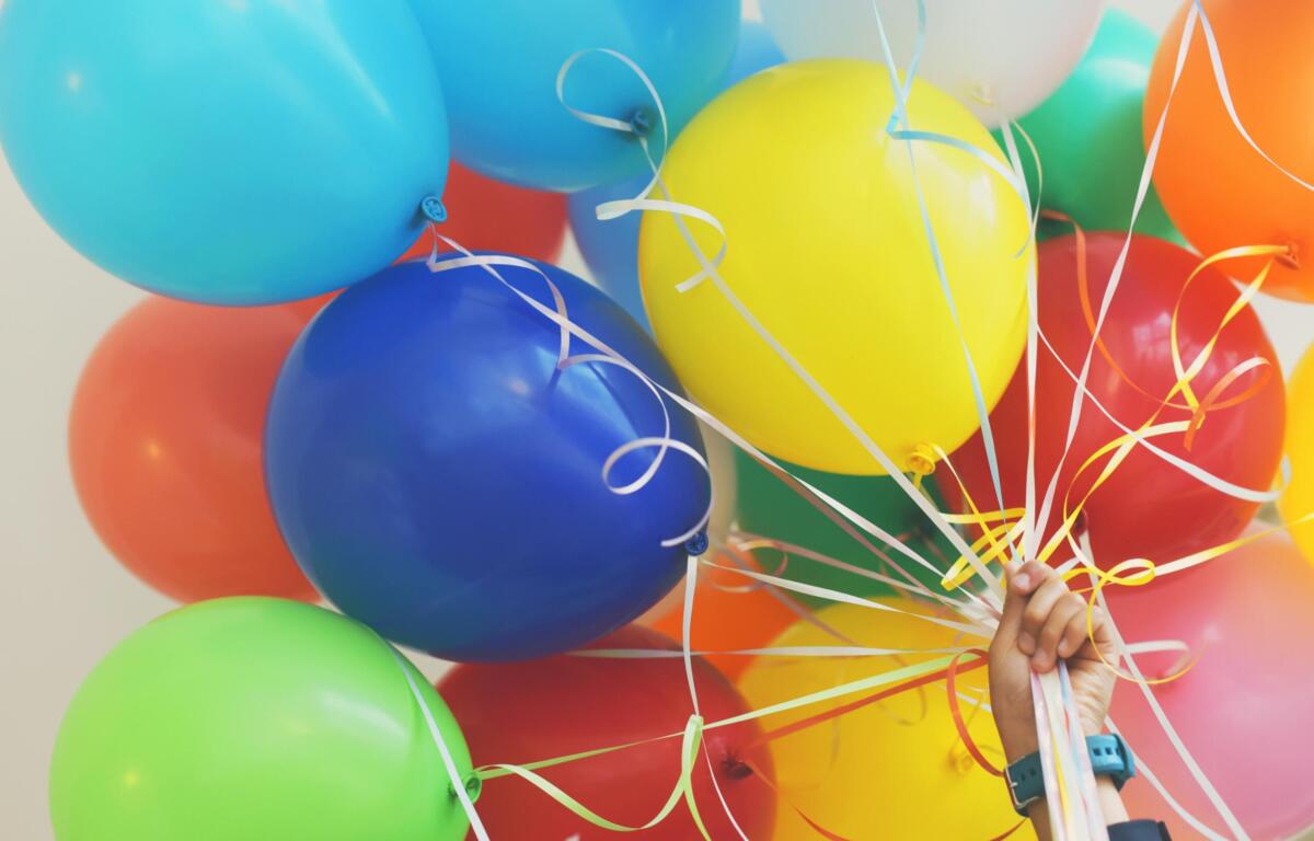 bundle of balloons