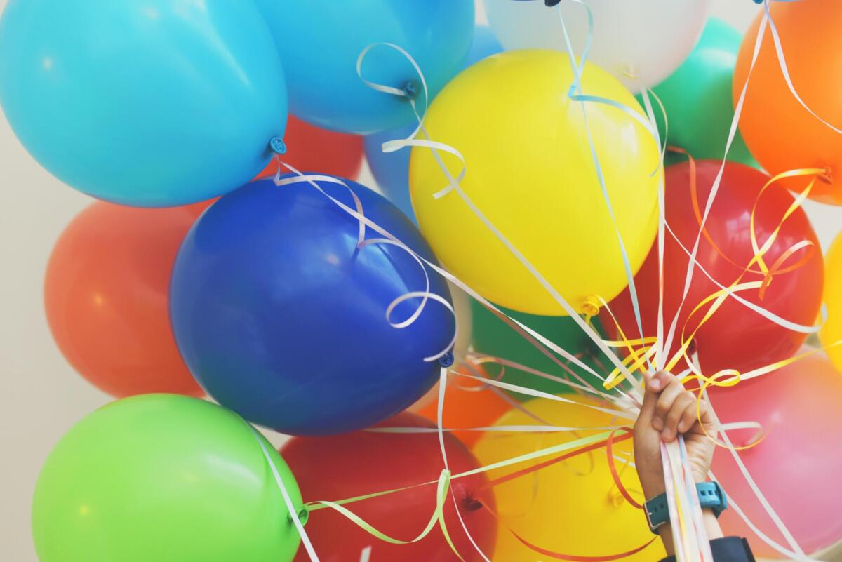 bundle of balloons