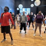 Marlon Proverbs leads Thriller rehearsal