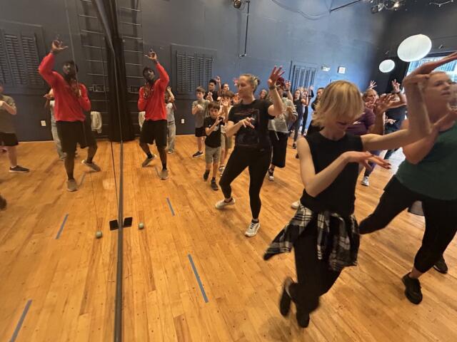Thriller rehearsal