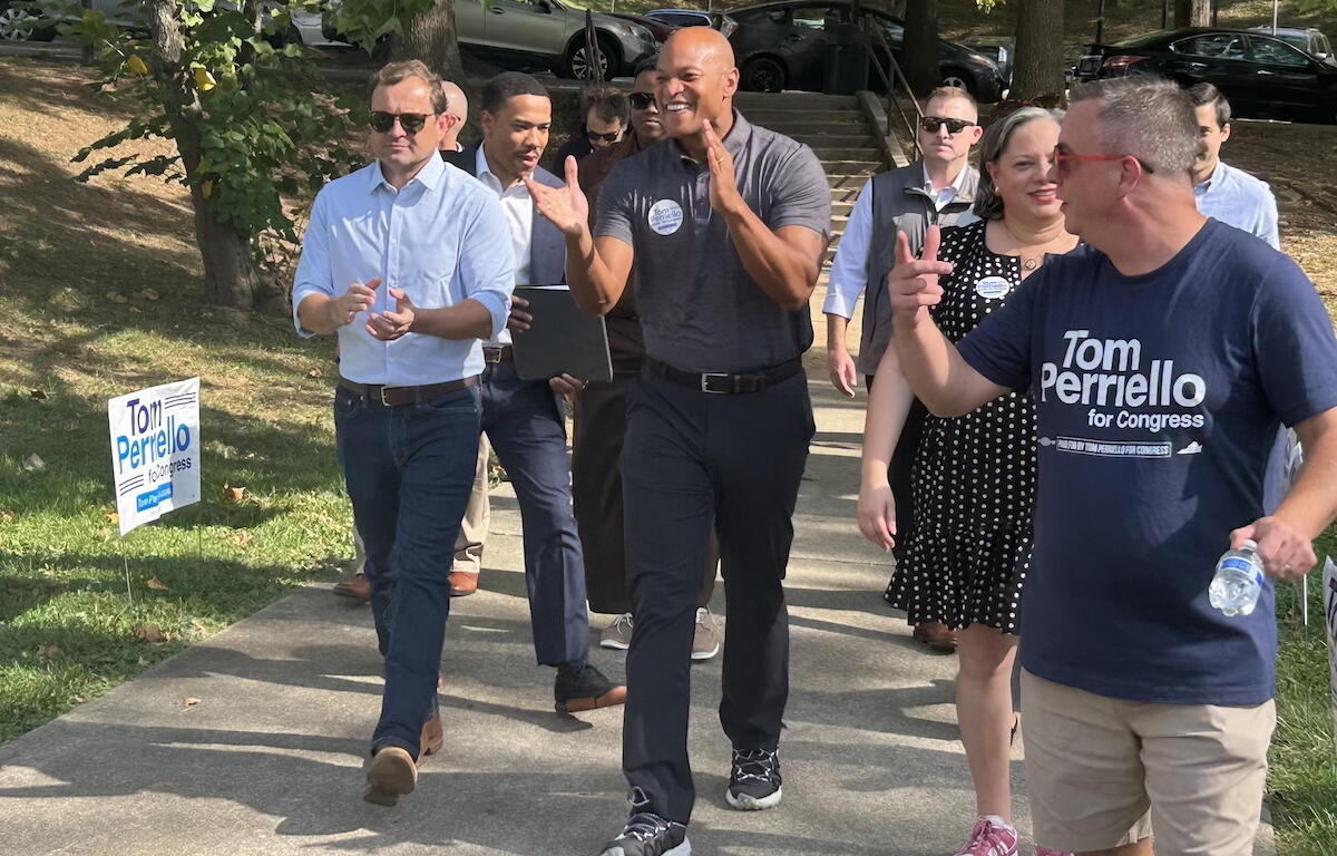 Wes Moore with Tom Perriello