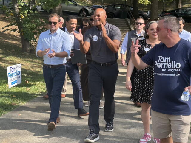 Wes Moore with Tom Perriello
