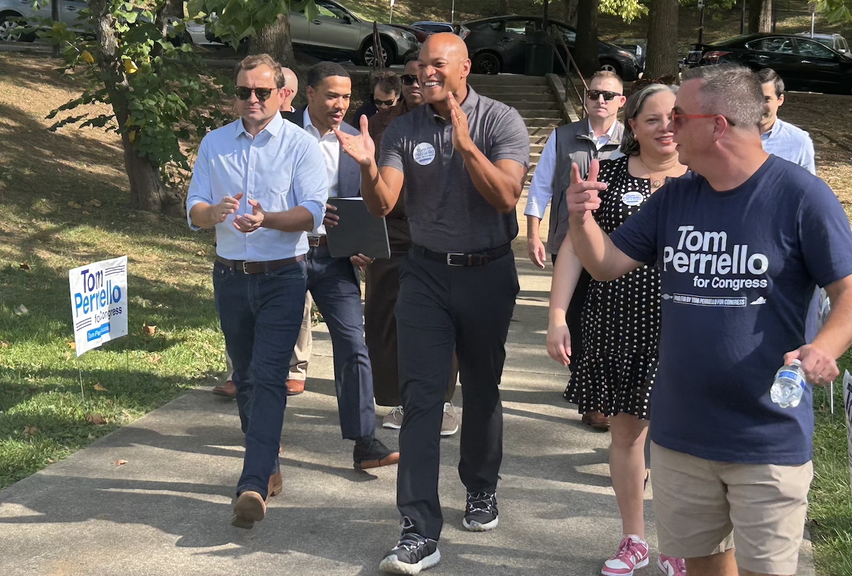 Wes Moore with Tom Perriello