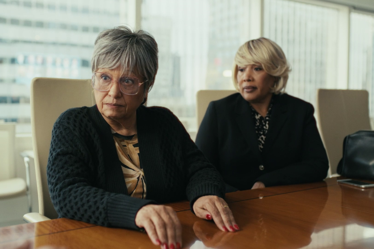 Daphne Reid and The Lady of Rage in a still from the move "The Cashier."
